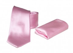    NM Satin Krawatte Set - Rosa Sets